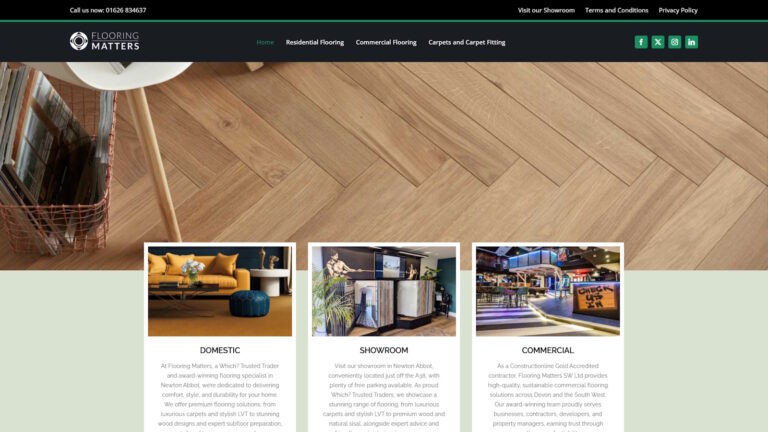 At Flooring Matters, a Which? Trusted Trader and award-winning flooring specialist in Newton Abbot, we’re dedicated to delivering comfort, style, and durability for your home. We offer premium flooring solutions, from luxurious carpets and stylish LVT to stunning wood designs and expert subfloor preparation, tailored to your unique needs.
